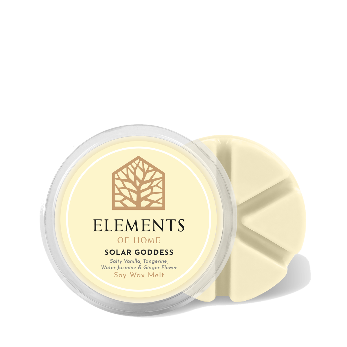 Solar Goddess 50g soy wax melt snap pot – Elements of Fragrance