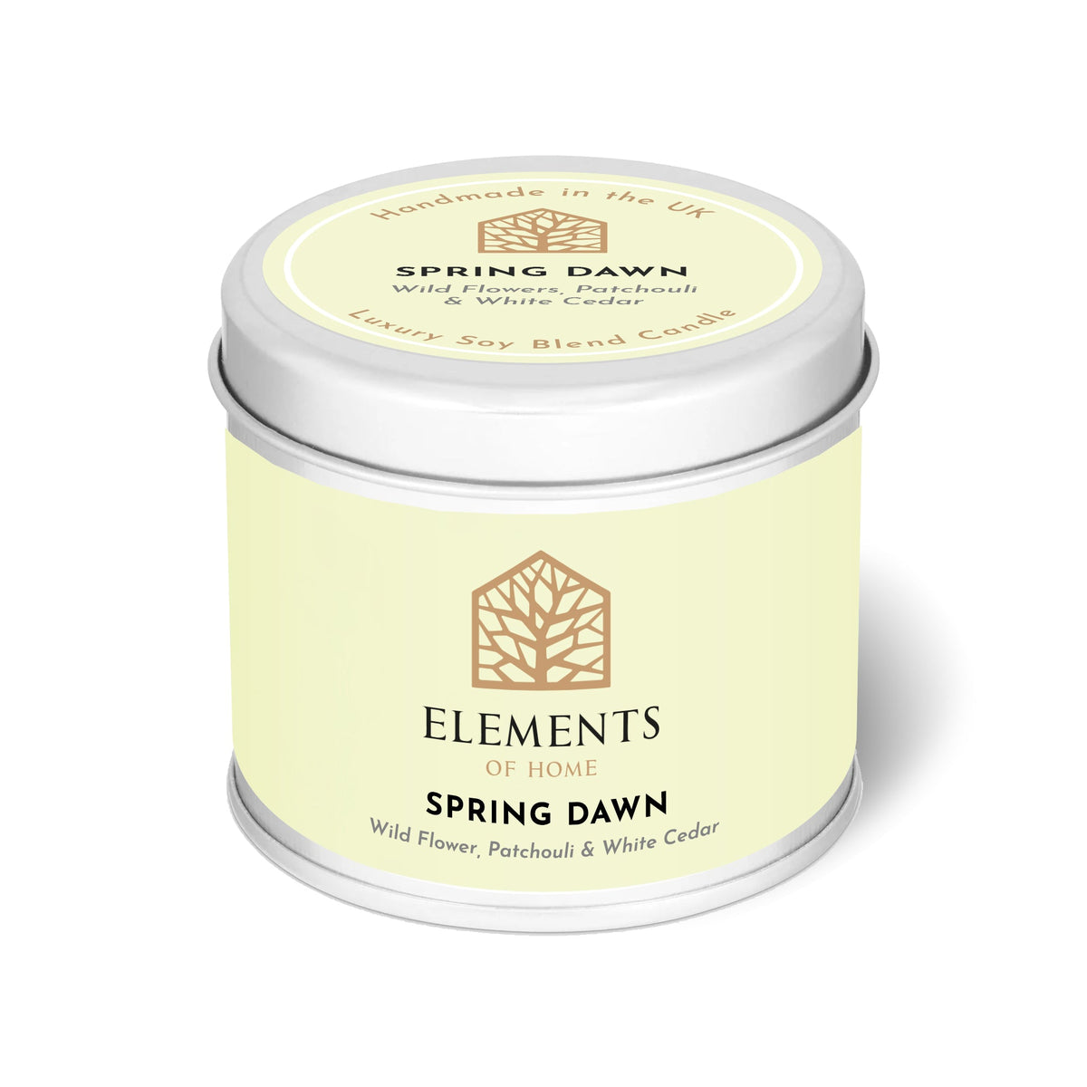 Spring Dawn scented candle in a 180g tin – Elements of Fragrance