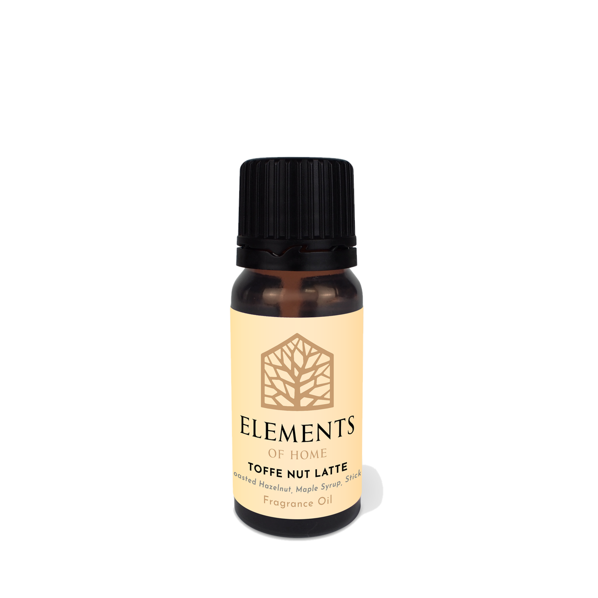 Toffee Nut Latte fragrance oil in a 10ml amber dropper bottle – Elements of Fragrance