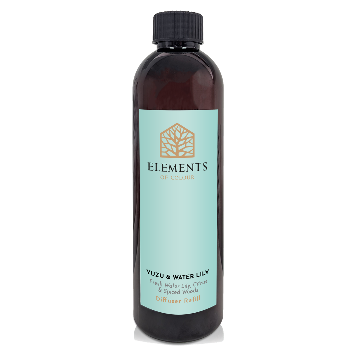 Yuzu & Waterlily reed diffuser refill bottle – Elements of Fragrance