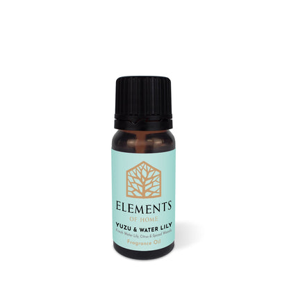 Yuzu & Waterlily fragrance oil in a 10ml amber dropper bottle – Elements of Fragrance